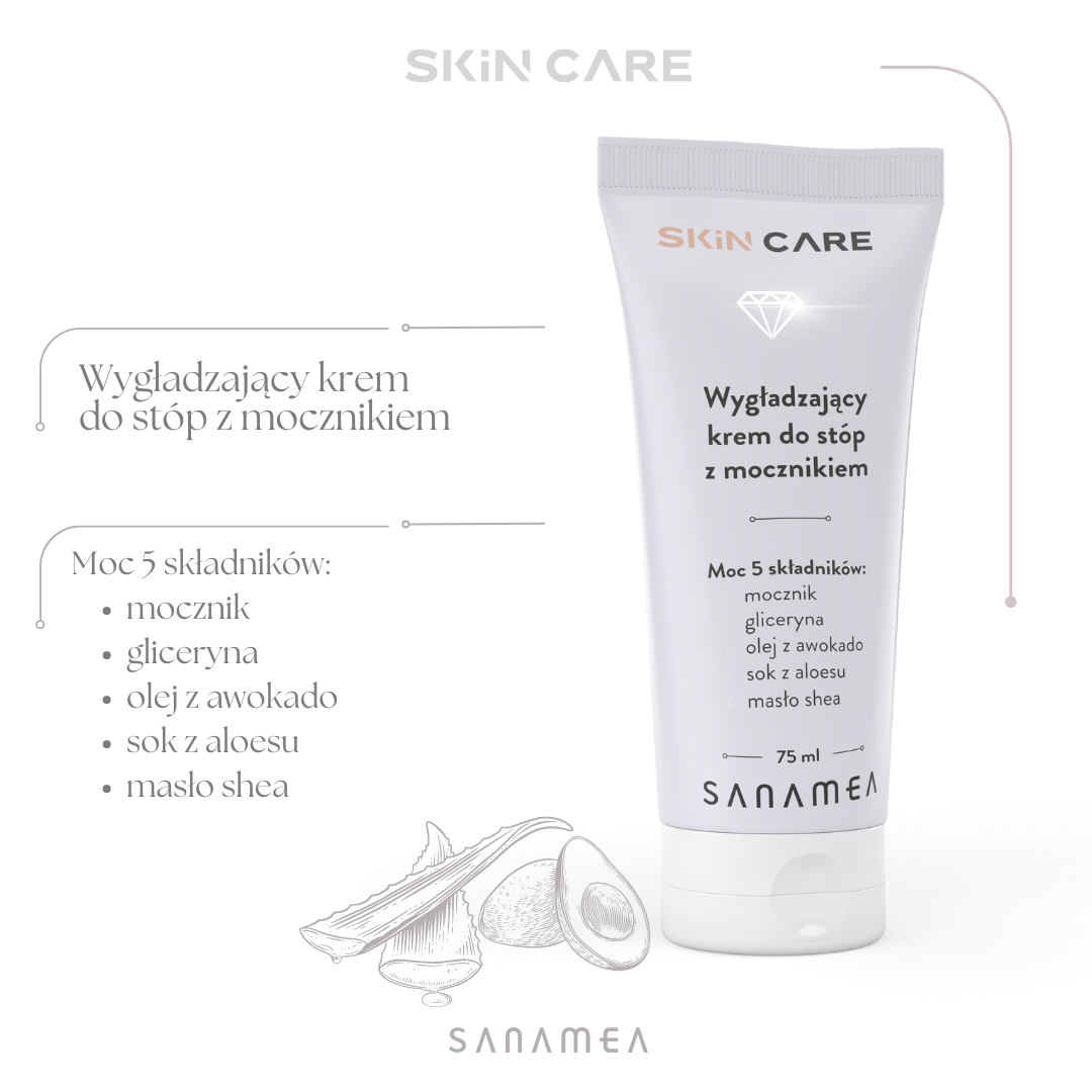 SANAMEA Skin Care Krem do stóp wygładzający 75ml